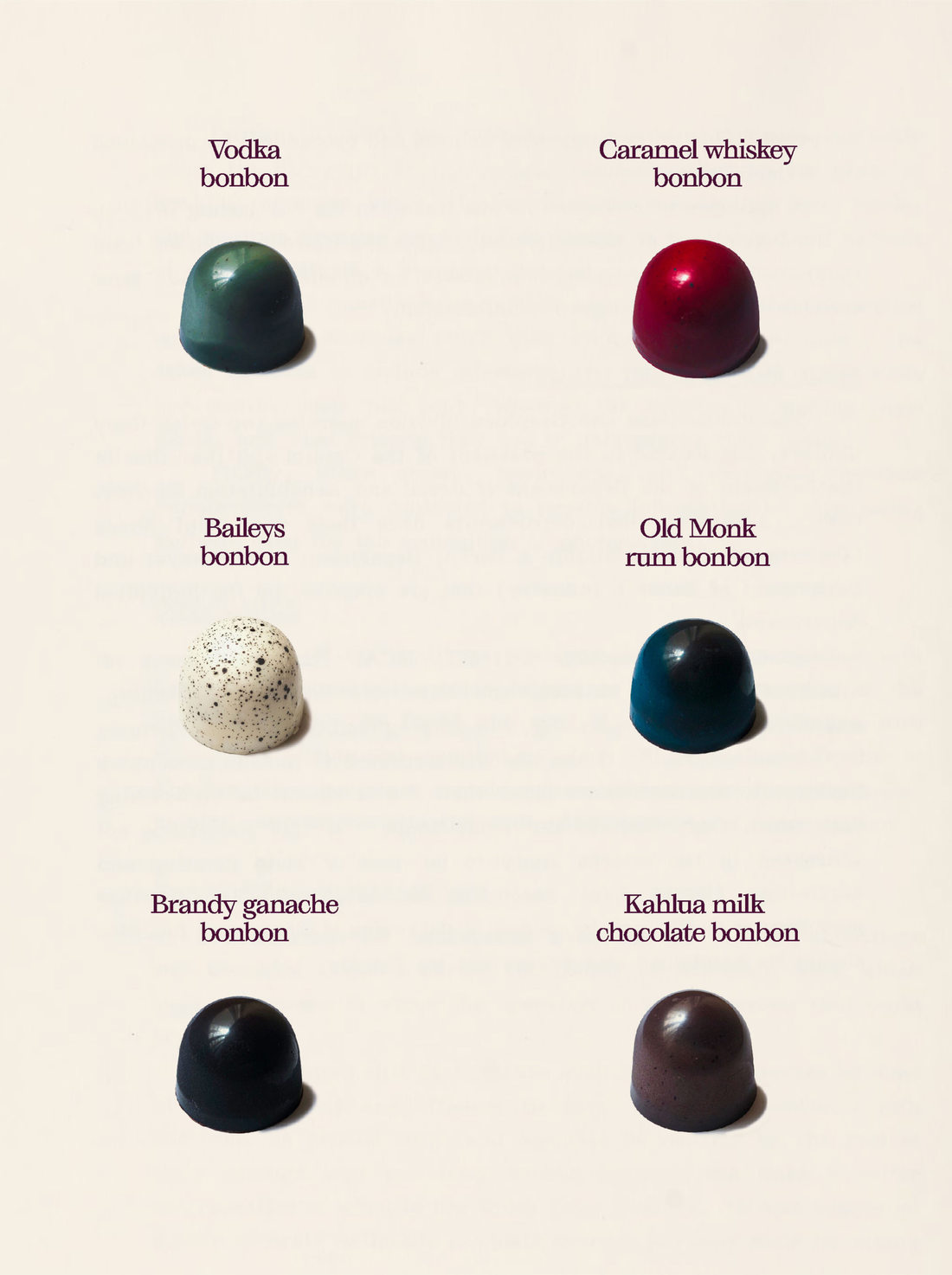 Father’s Day Liqueur Bonbons