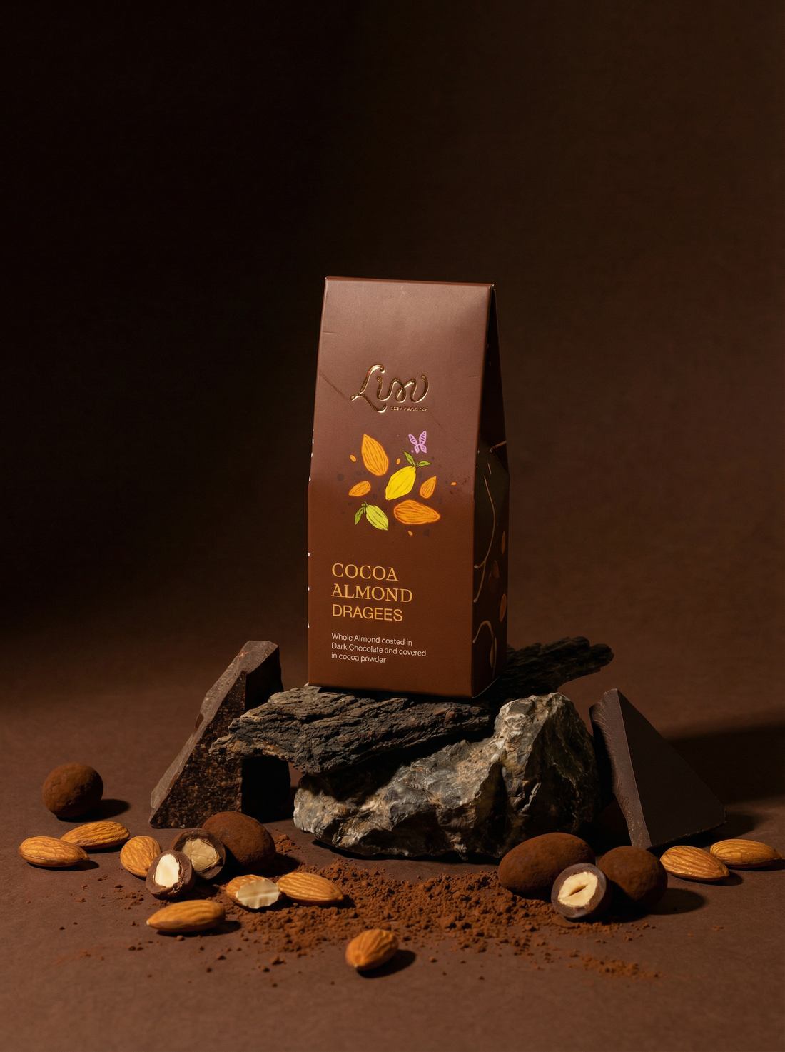 Cocoa Almond Dragee