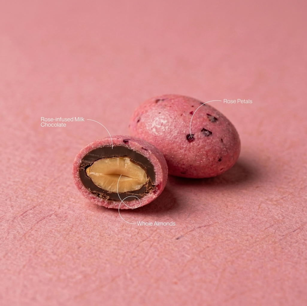 Rose Almond Dragee