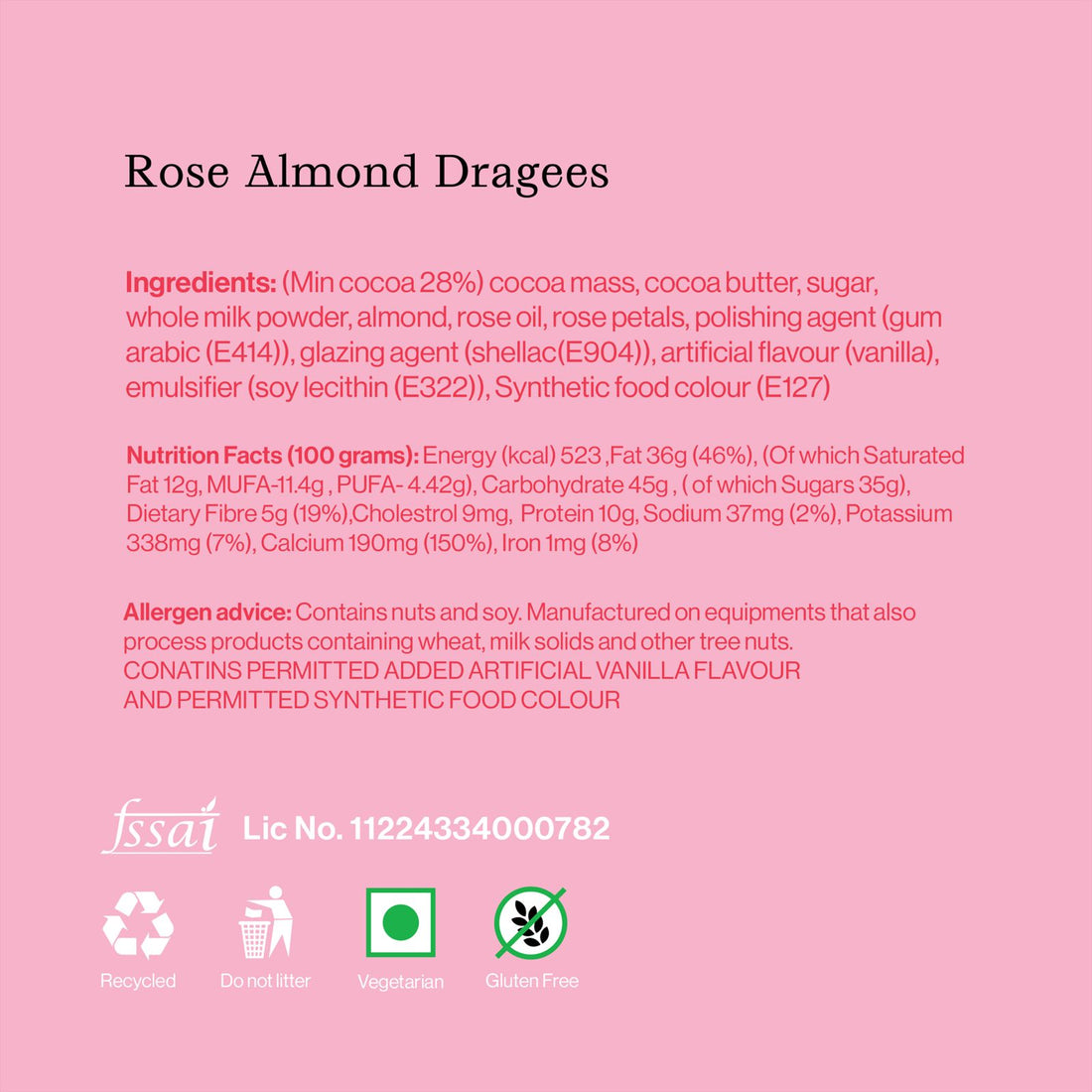 Rose Almond Dragee