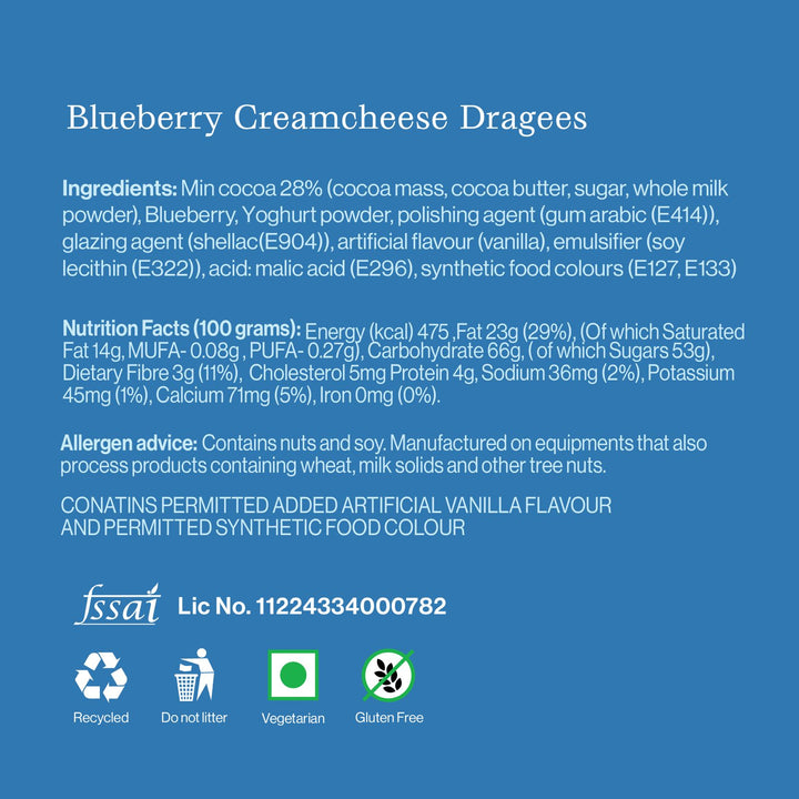 Blueberry Creamcheese Dragees