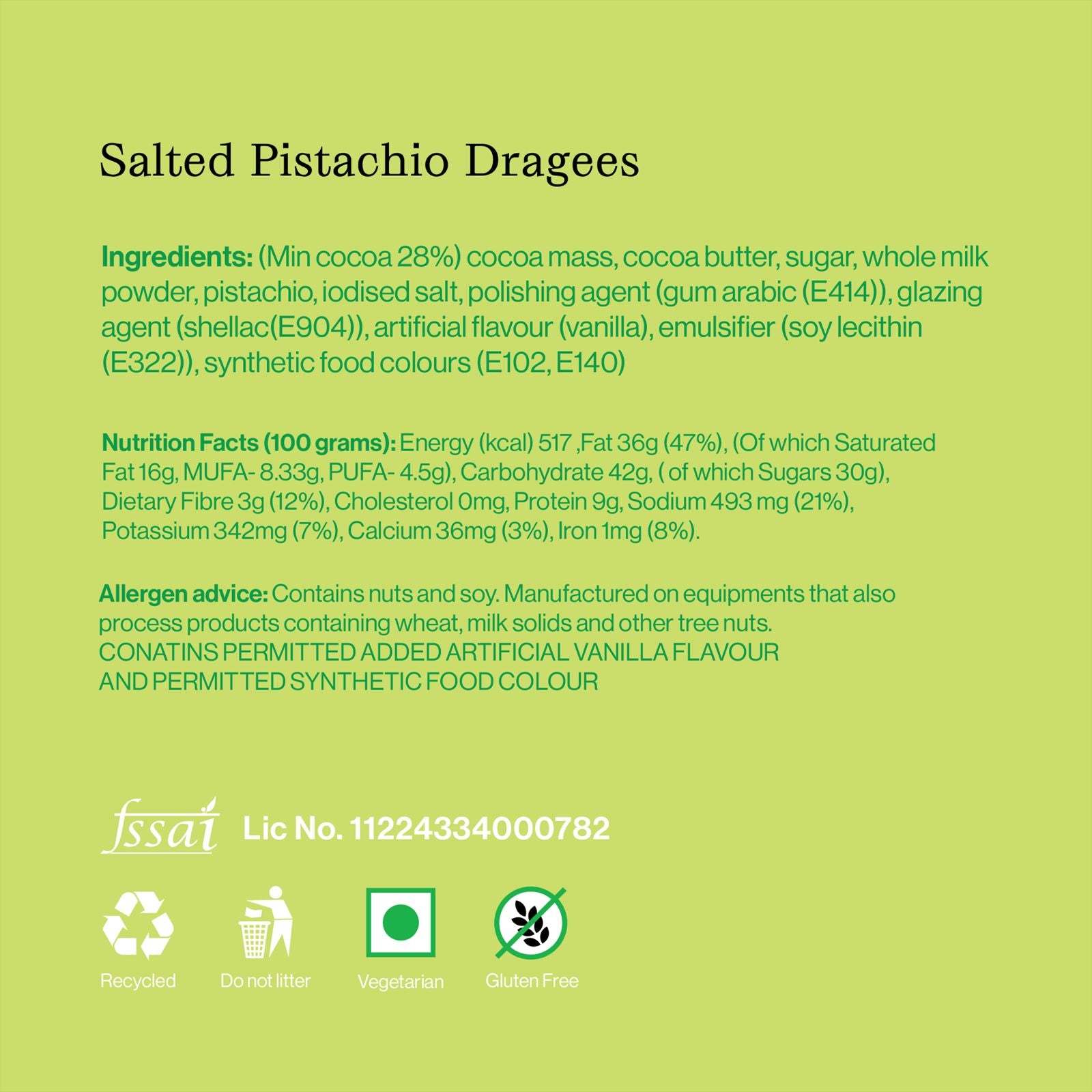 Salted Pistachio Dragees