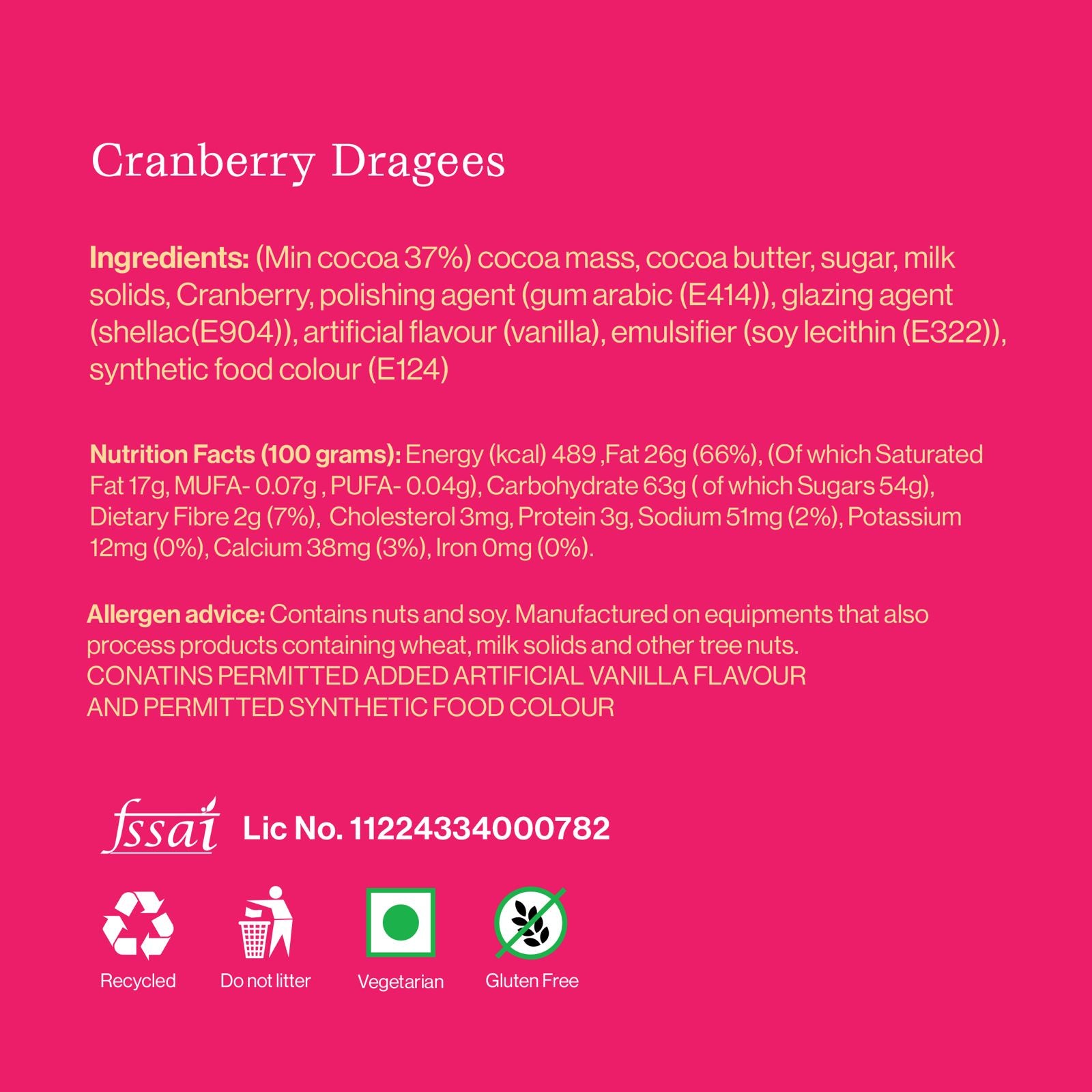 Cranberry Dragee
