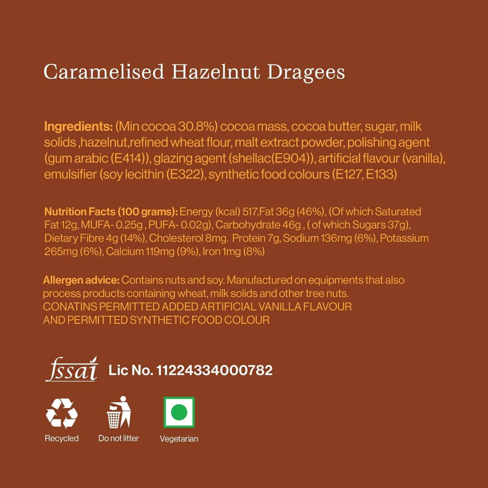 Caramelised Hazelnut Dragee