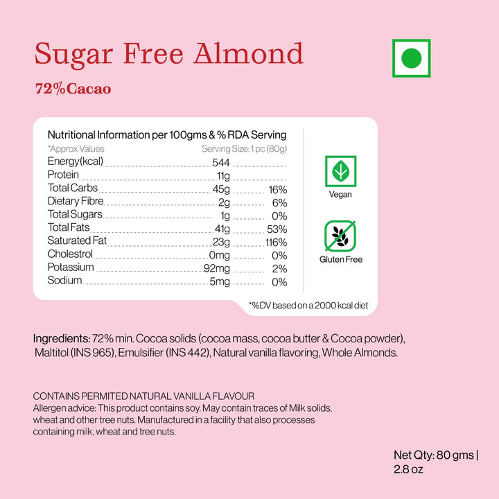 Sugarfree Almond Bar