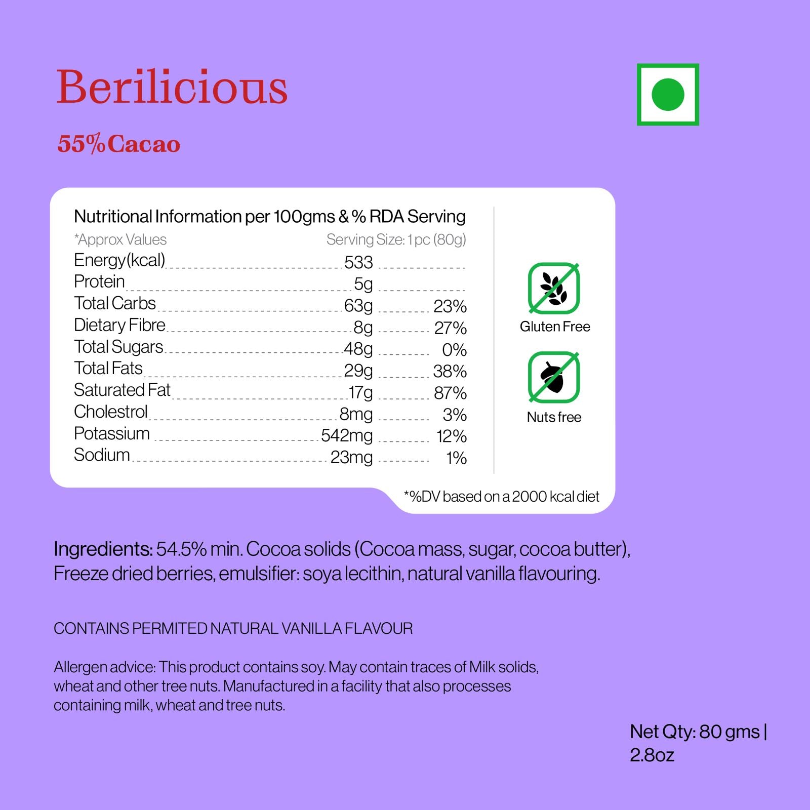 Berilicious Bar