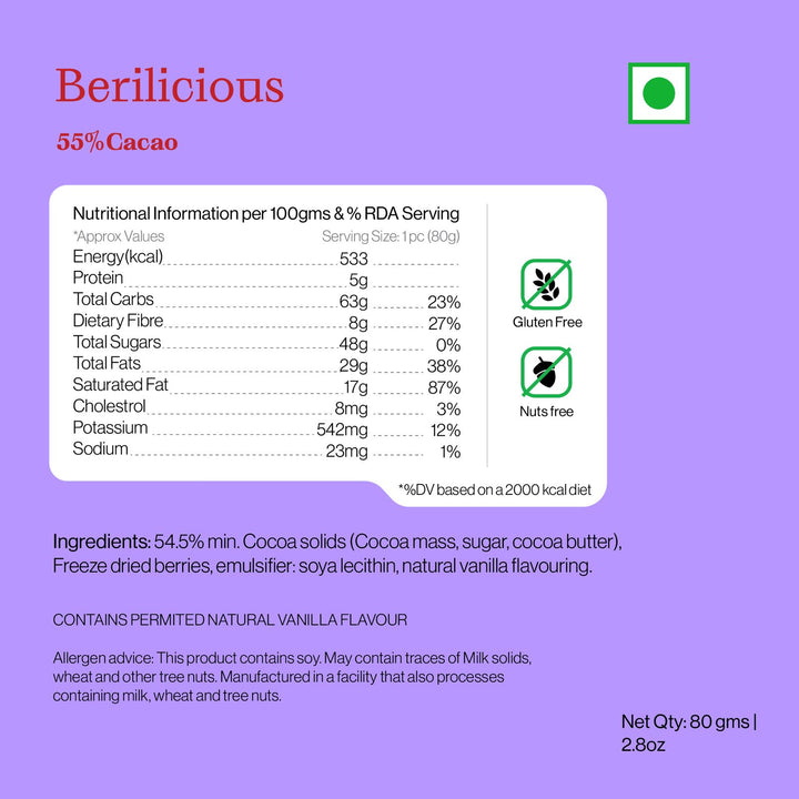 Berilicious Bar