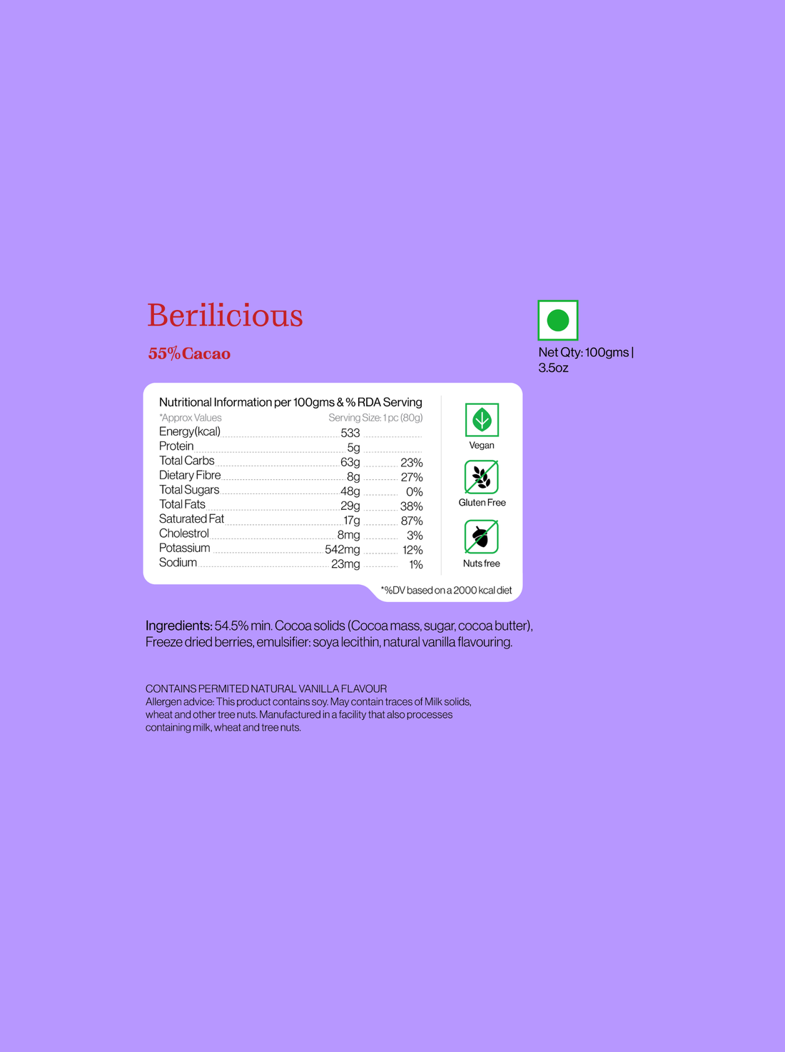 Berilicious Bar
