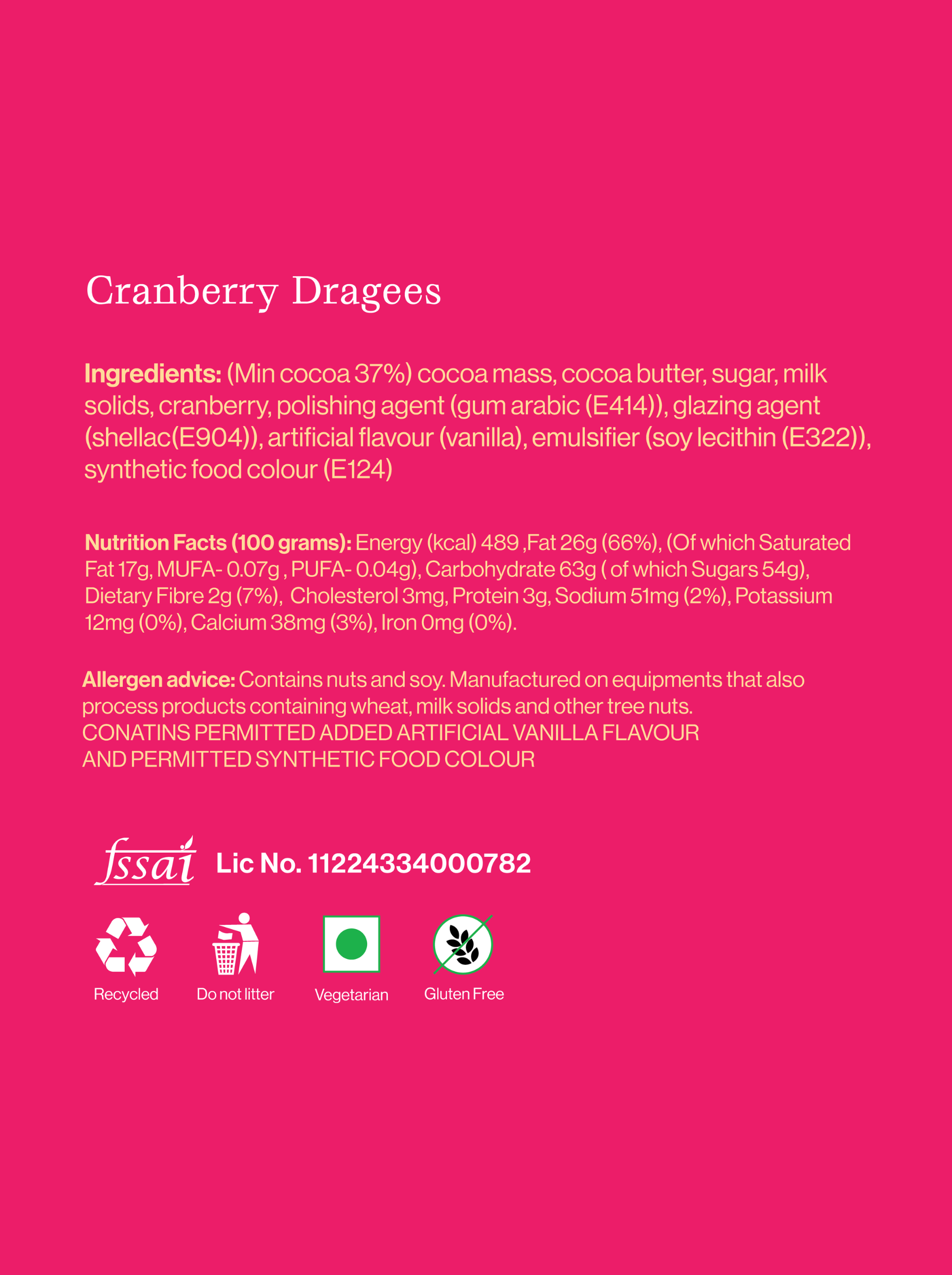 Cranberry Dragee