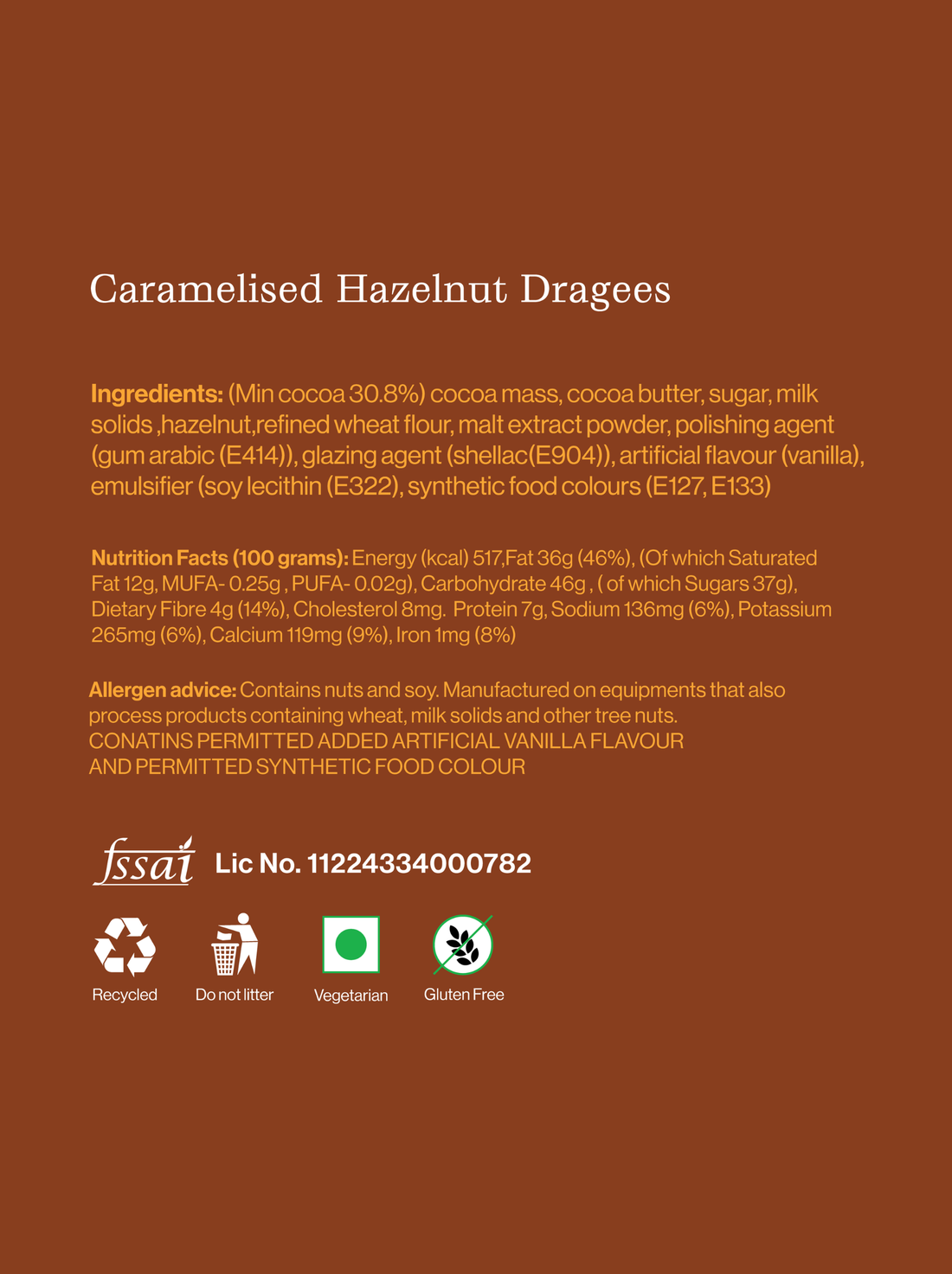 Caramelised Hazelnut Dragee