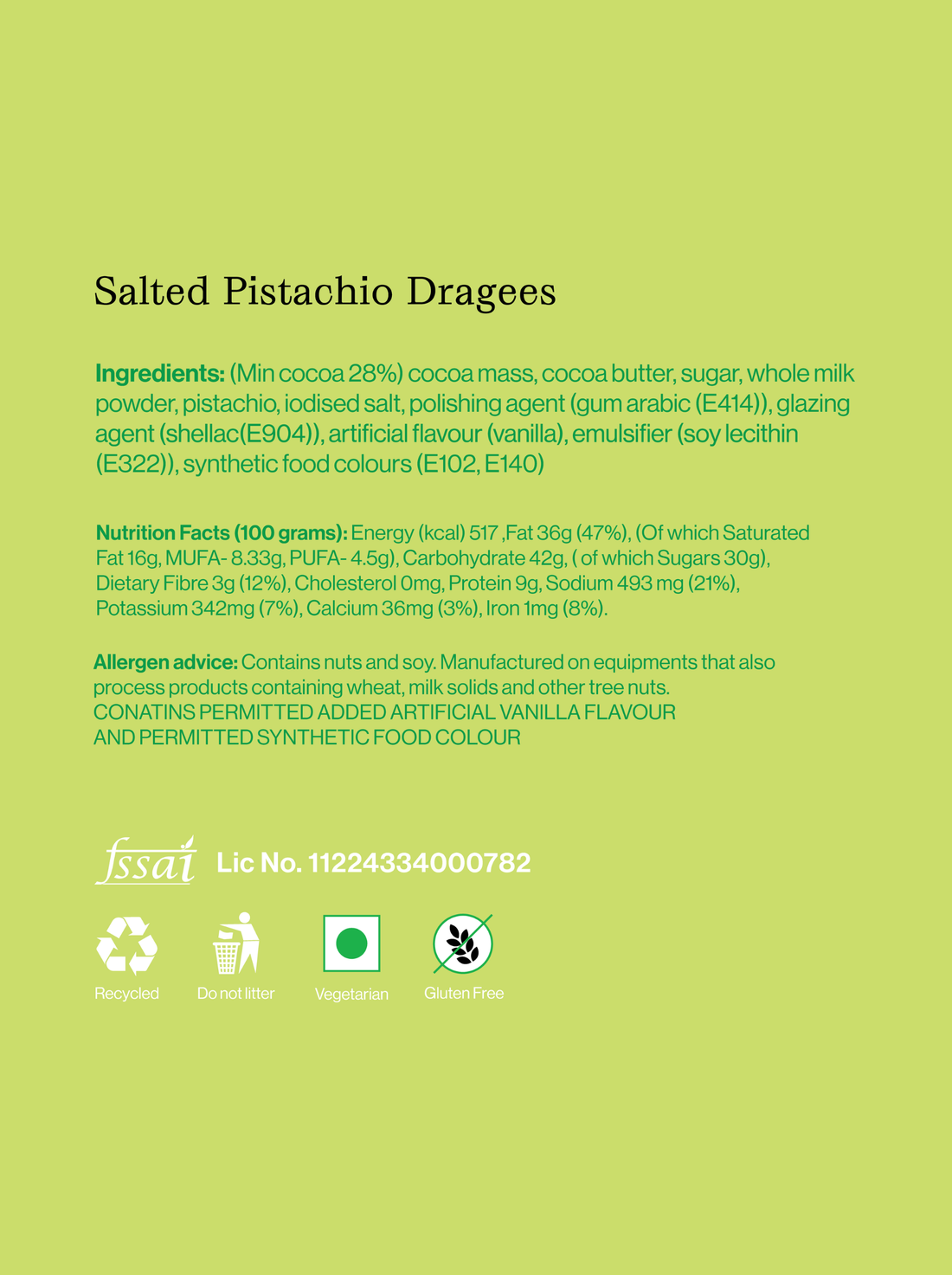 Salted Pistachio Dragees