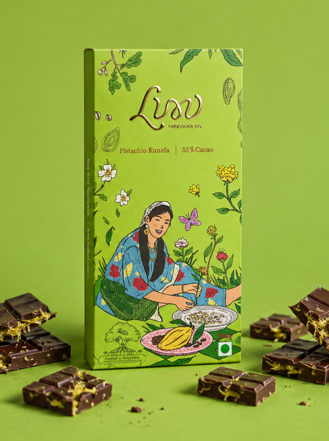 Pistachio Kunafa Bar
