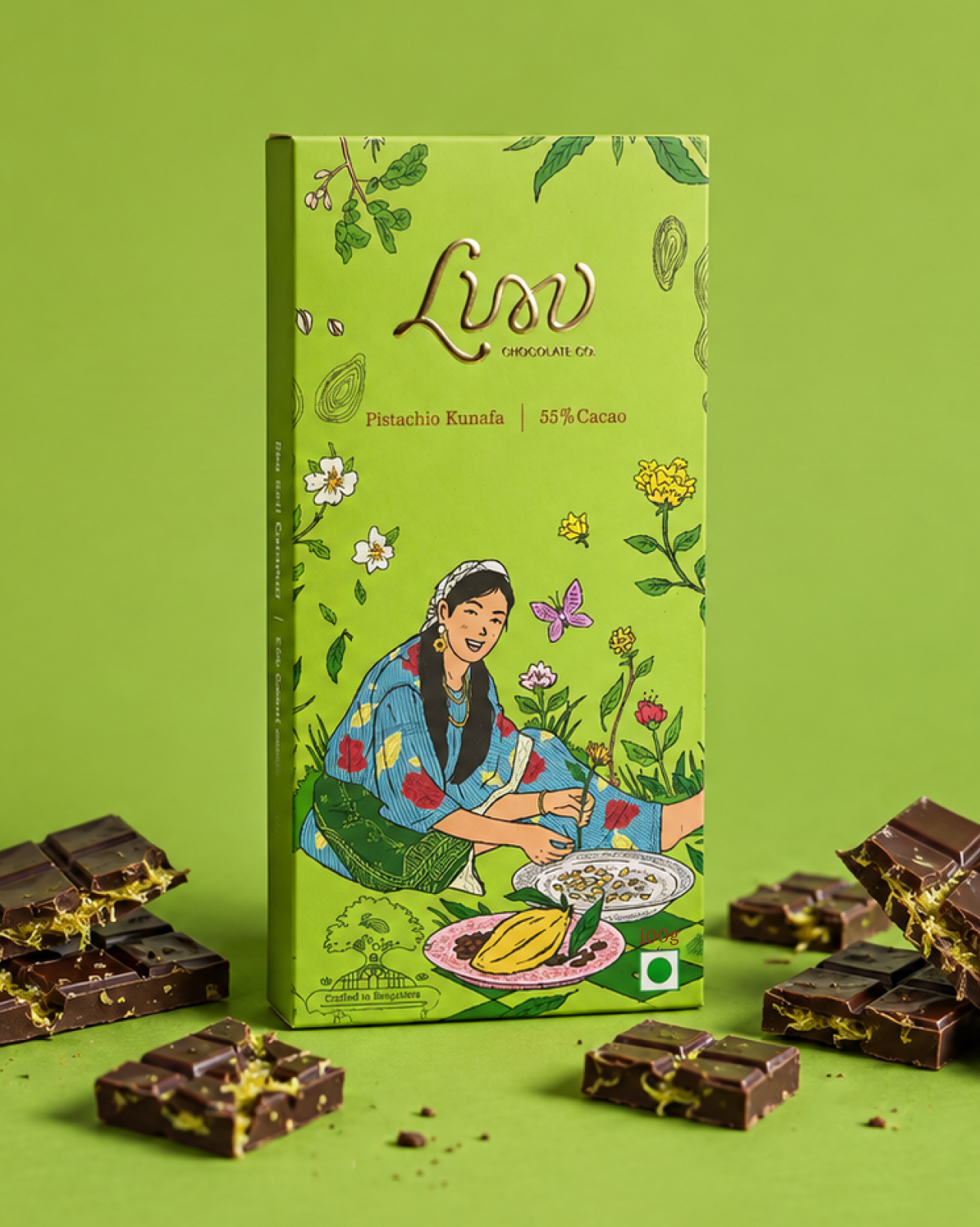Pistachio Kunafa Bar