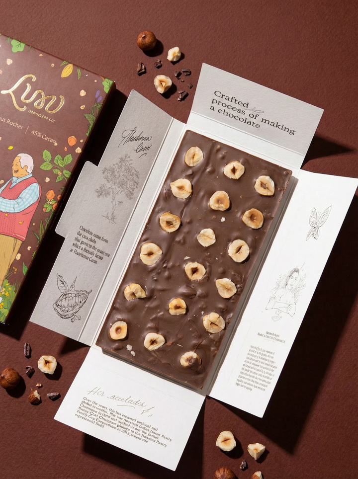 Hazelnut Rocher Bar