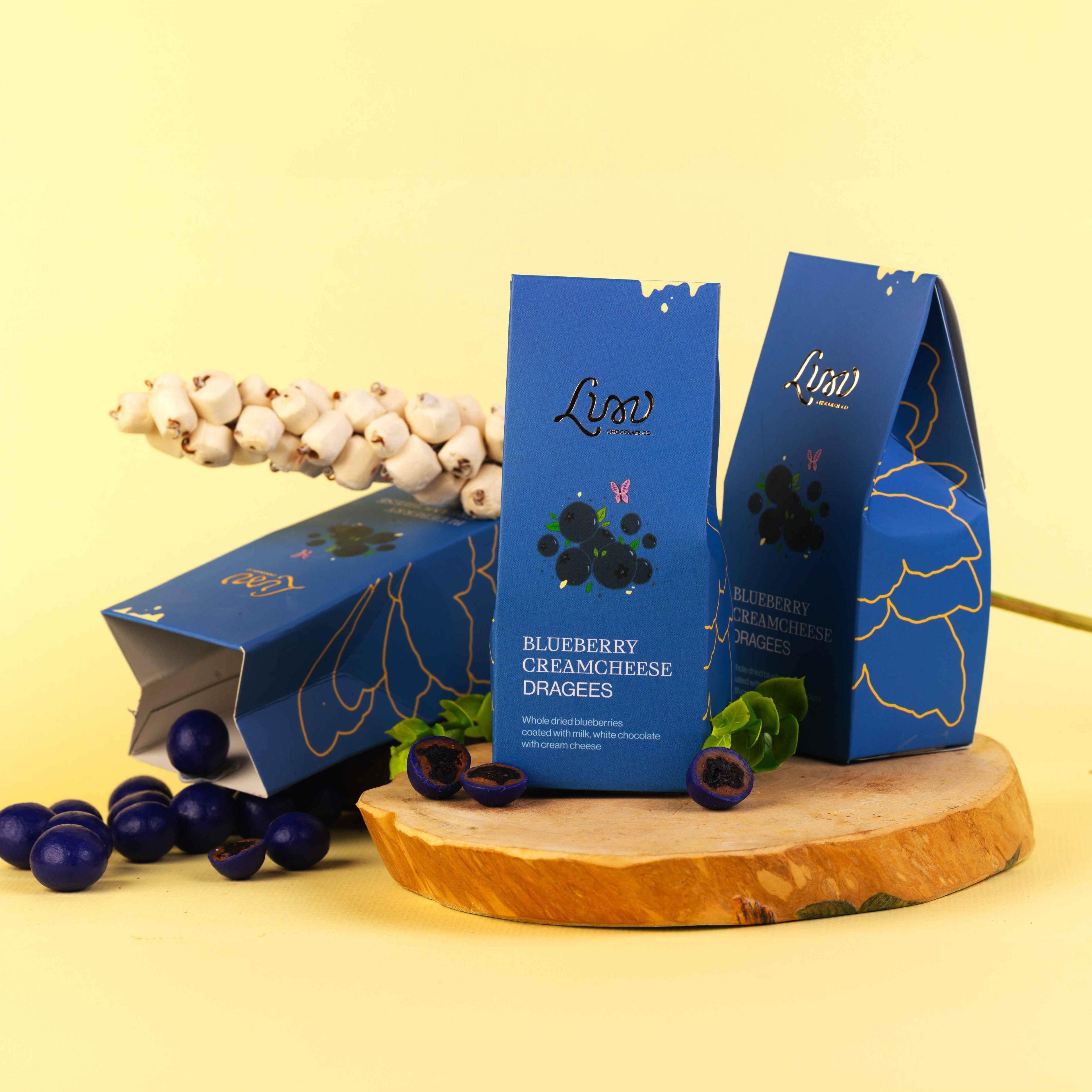 Blueberry Creamcheese Dragees