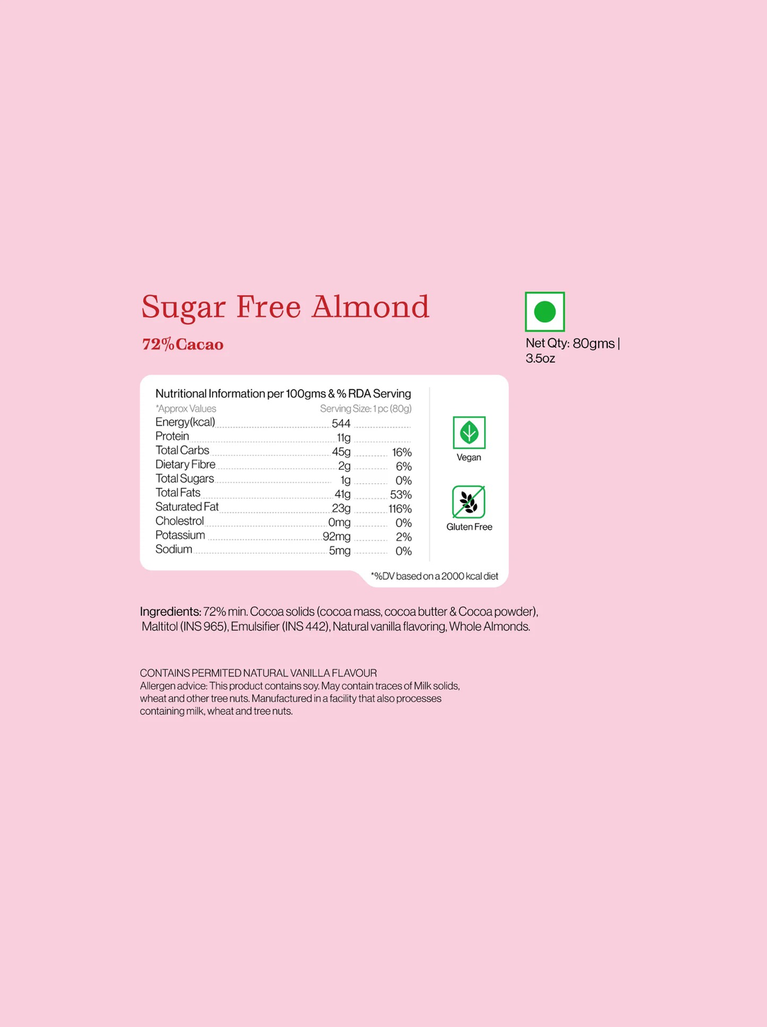 Sugarfree Almond Bar