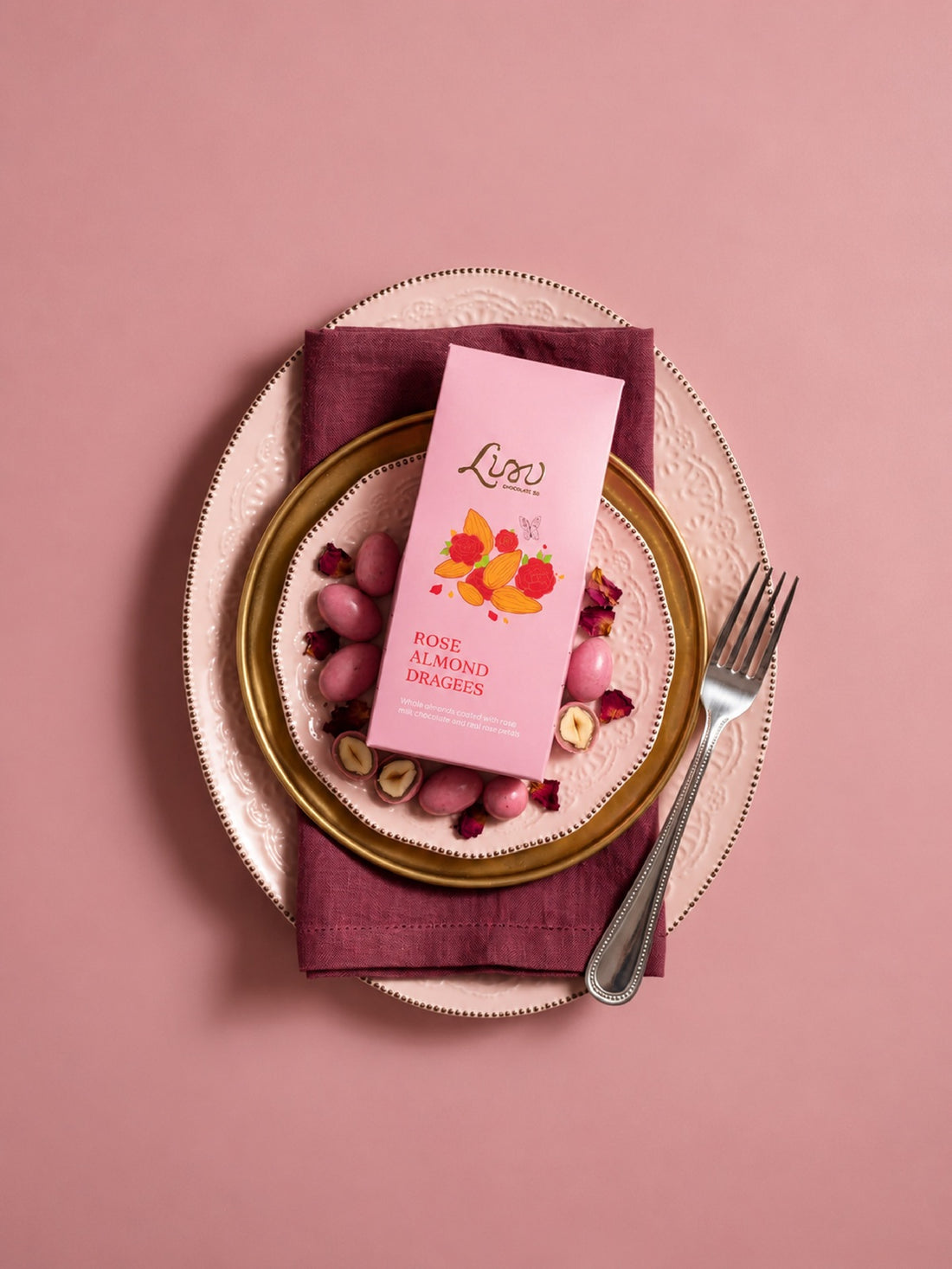 Rose Almond Dragee